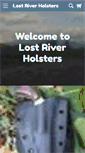 Mobile Screenshot of lostriverholsters.com